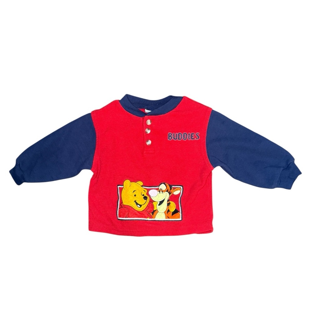 Vintage Winnie the Pooh and Tigger Long Sleeve Shirt 24M